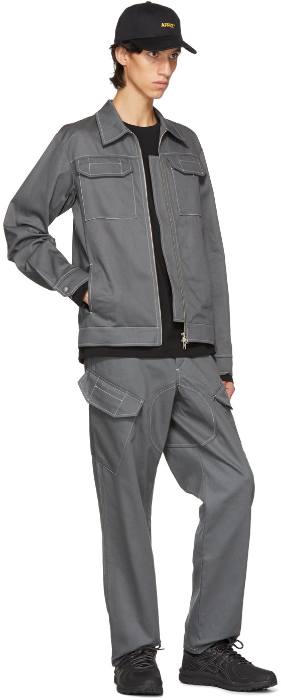 AFFIX TWILL TROUSER GREY