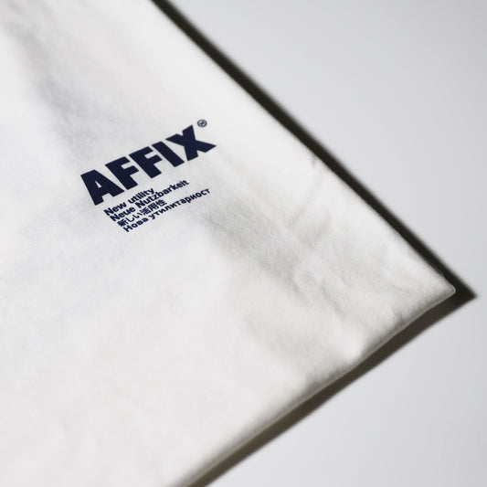 AFFIX Logo T-Shirt(White)