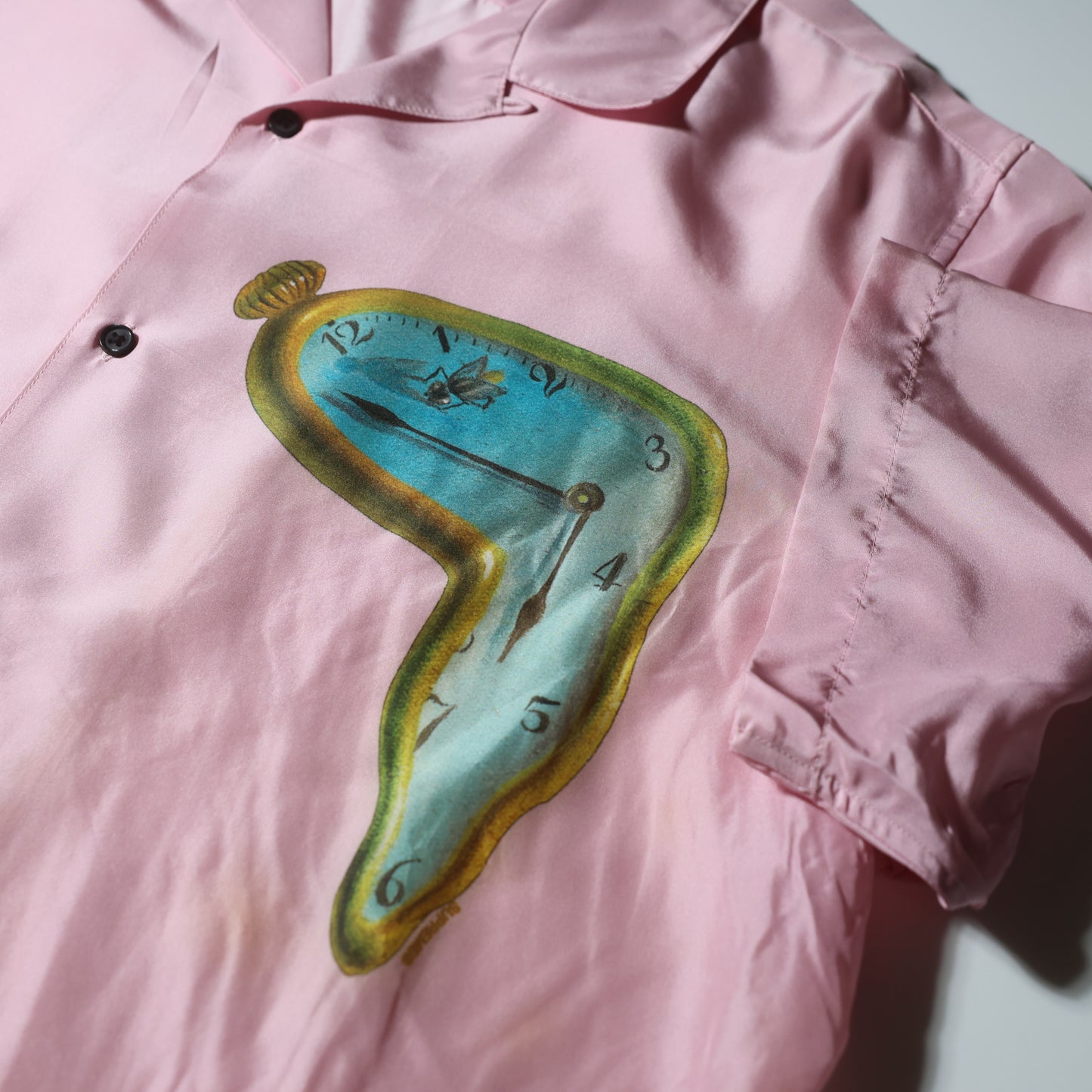 19SS SUPREME THE PERSISTENCE OF MEMORY S/S SILK SHIRTS