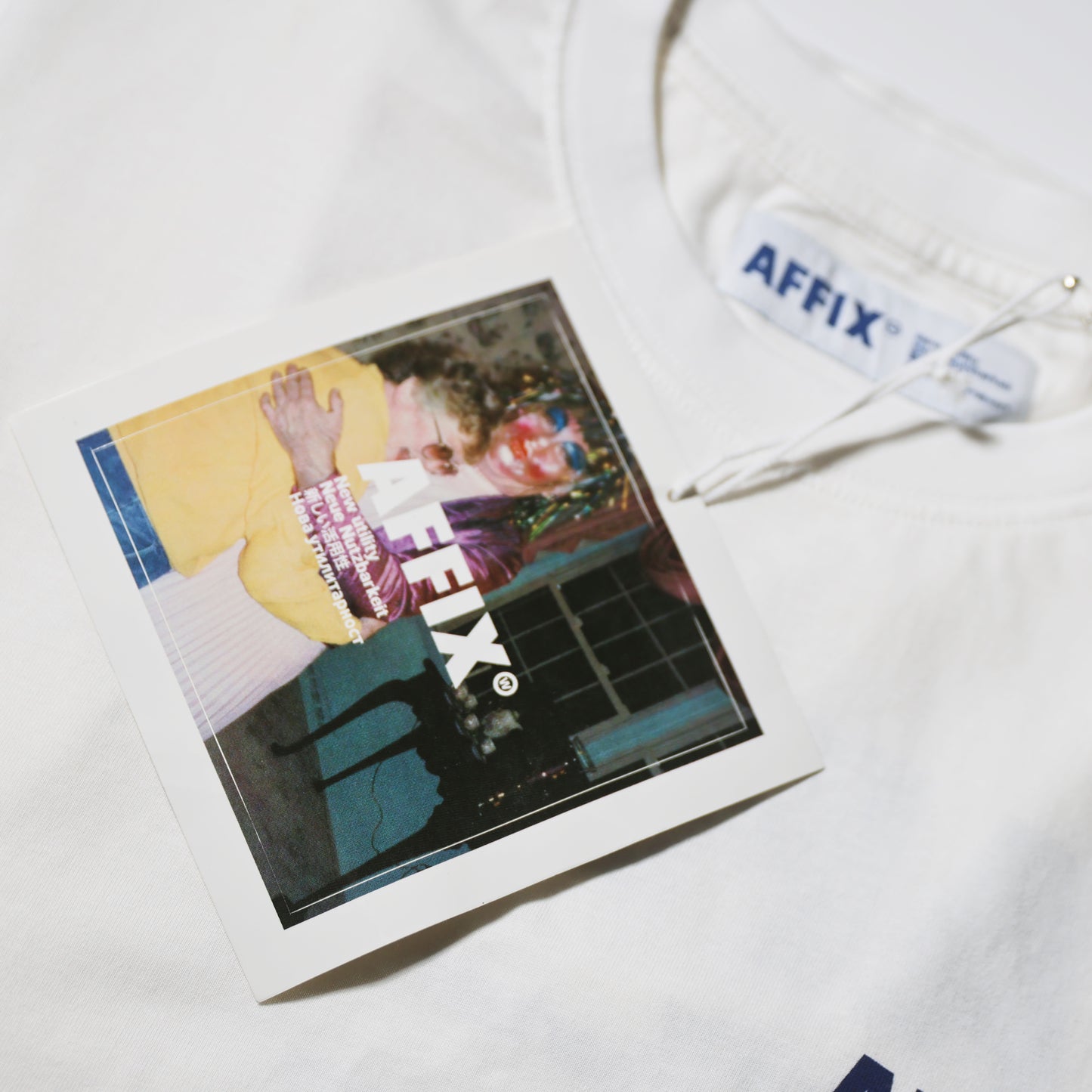 AFFIX Logo T-Shirt(White)