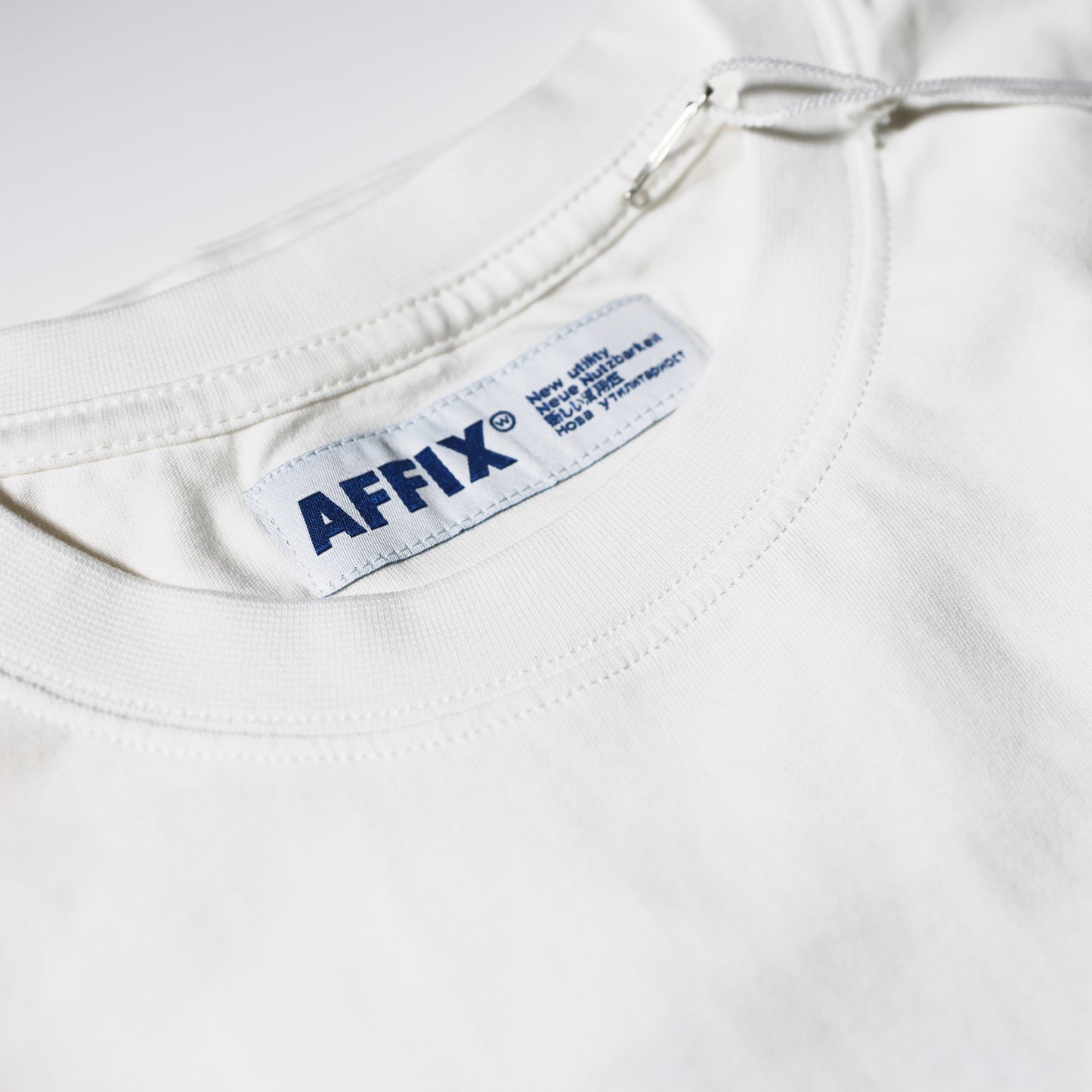AFFIX Logo T-Shirt(White)