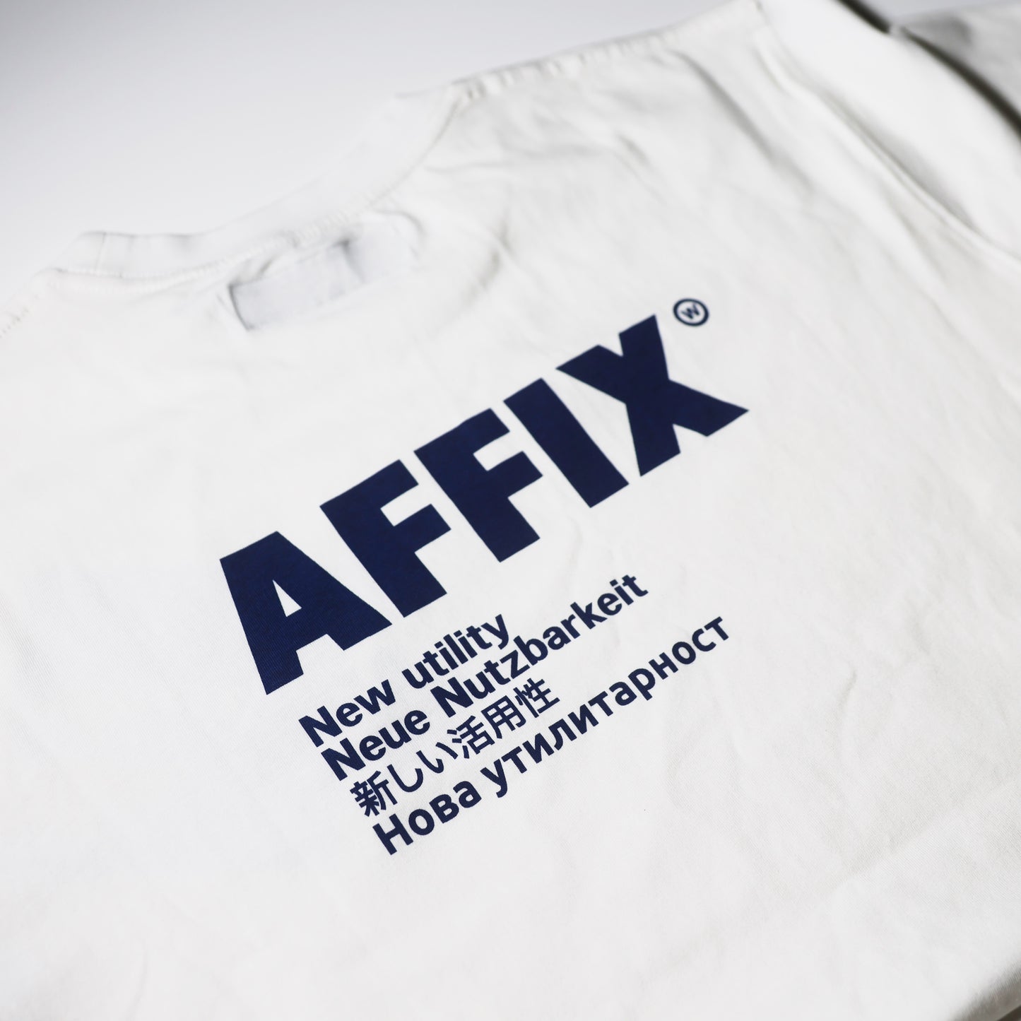AFFIX Logo T-Shirt(White)