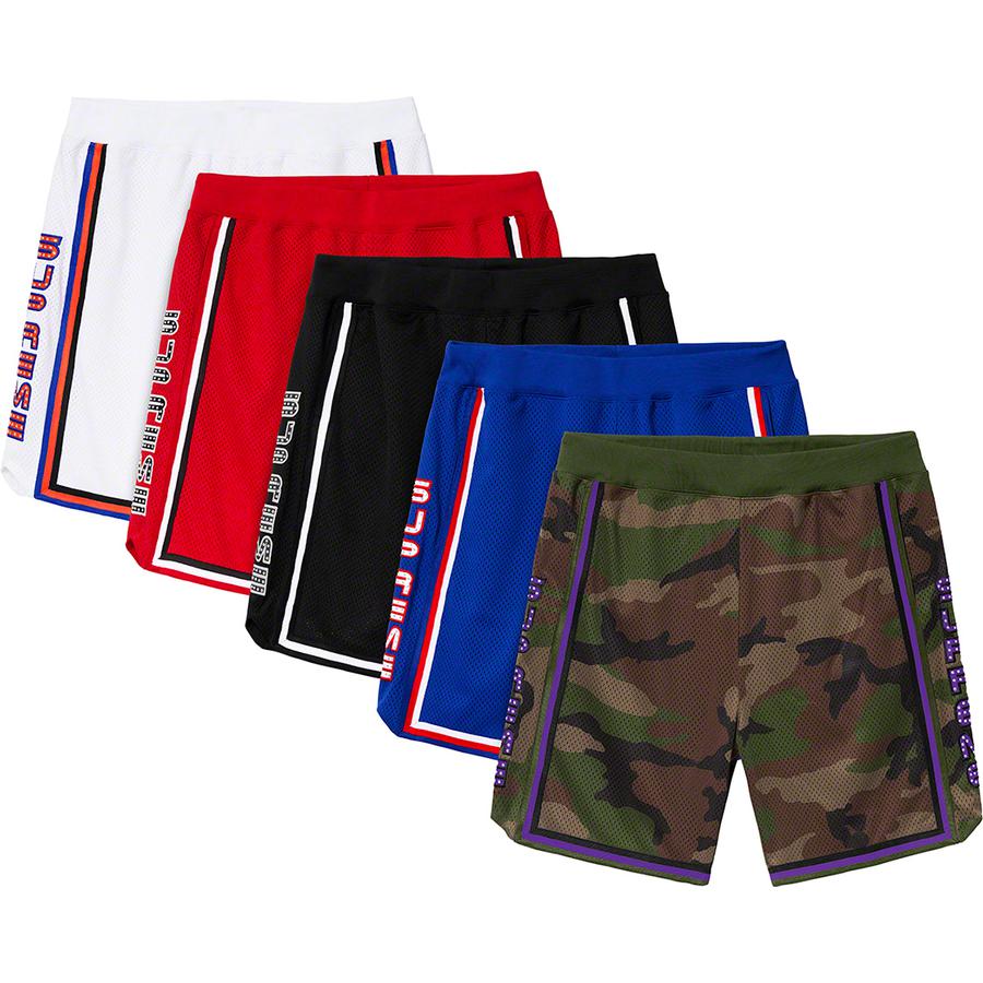 19SS SUPREME RHINESTONE BASKETBALL SHORTS